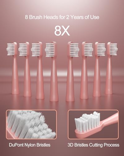 Ajelu JP-ET-PBG Pink & Blue Gradient Rechargeable Sonic Electric Toothbrush thumb #4