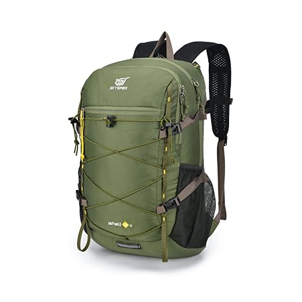 SKYSPER-Packable-Hiking-Backpack-30L-Lightweight-Daypack-Travel-Backpacks-for-Women-MenGreen SKYSPER Packable Hiking Backpack 30L Lightweight Daypack Travel Backpacks for Women Men(Green)