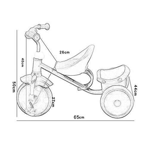 Kind Dreirad leichtes Kind Fahrrad Baby Unruh von 1-3-6 Jahre alten Spielzeugsicherheit Material leicht und langlebig… – Bild 5