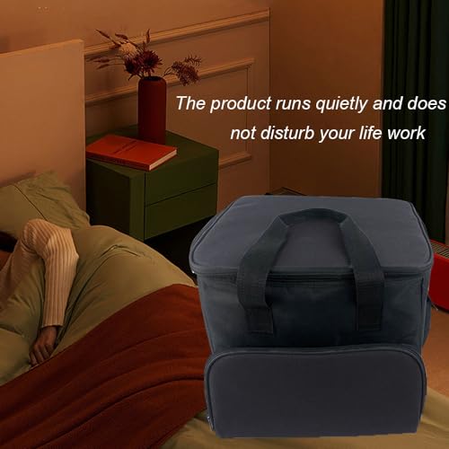 Nevera eléctrica portátil de 15 litros, 12 V CC para coche, para mantener fresco, nevera eléctrica con correa para el hombro y bolsillo de almacenamiento, refrigerador de coche para coche, camión y