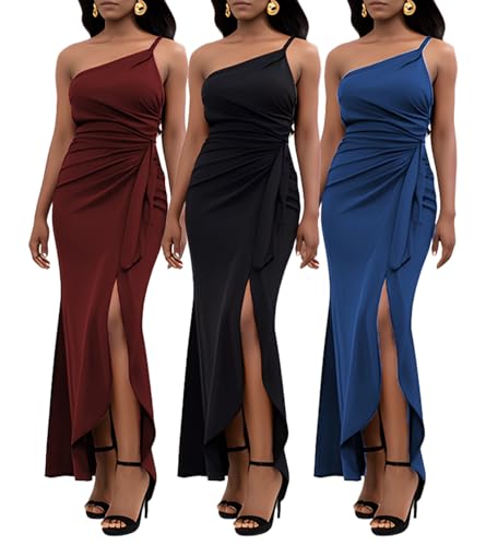 Image of LightlyKiss Women's Bodycon Wedding Guest Dress Formal Cocktail Party Evening Gown