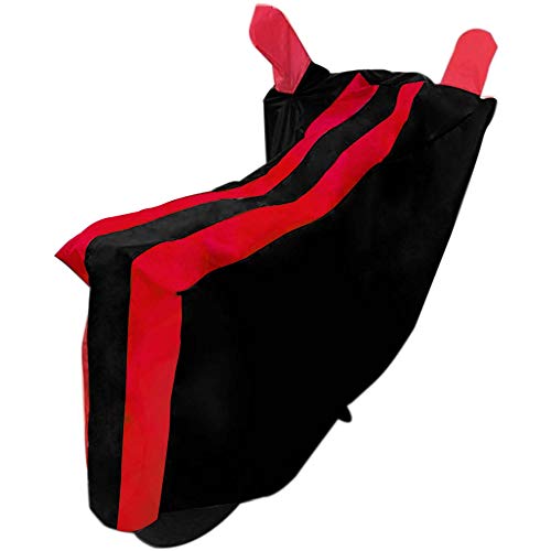 Image of Kandid Red & Black Bike Body Cover Polyester Fabric 8112