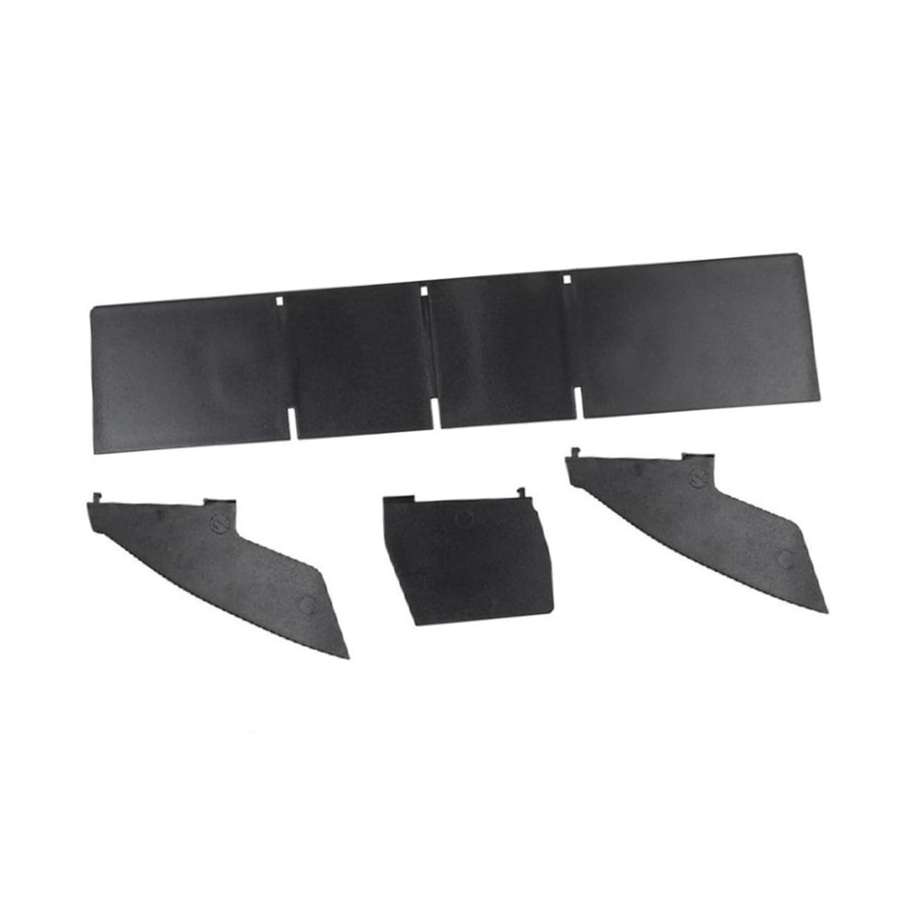 COOLHIYA 3 Glove Box Divider Glove Box Organizer Center Console Insert Small Trunk Organizer Abs Black Keep Your Car Tidy