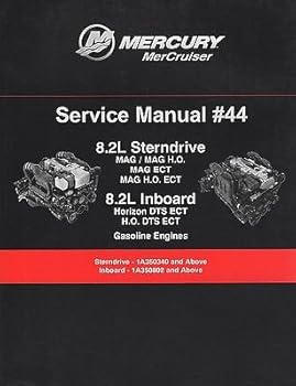 Paperback 2014 MERCURY MERCRUISER #44 8.2L STERNDRIVE, 8.2L INBOARD SERVICE MANUAL (467) Book