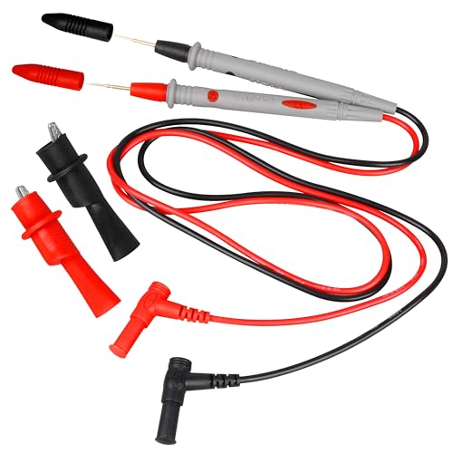 Image of 69410 Alligator Clips Test Leads kit for Klein /Fluke Multimeter Leads,Right Angle