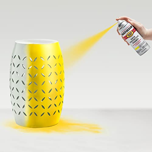 Image of Rust-Oleum 365144 Stops Rust Spray Paint, 12 oz, Satin Citrus Yellow