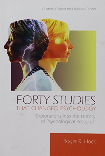 Forty Studies That Changed Psychology 1256814261 Book Cover