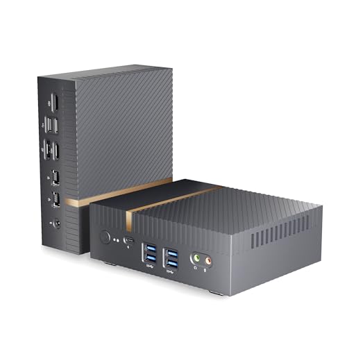 Image of Mini Gaming PC, Intel Cere i9 13900H(Beat i9 12900HK /7840HS /6800H) 32GB DDR5 RAM 1TB SSD(5.4GHz), Mini Computers with Thunderbolt 4 /Dual 2.5G LAN /8K Quad Screen Display, Mini PC for Office Business