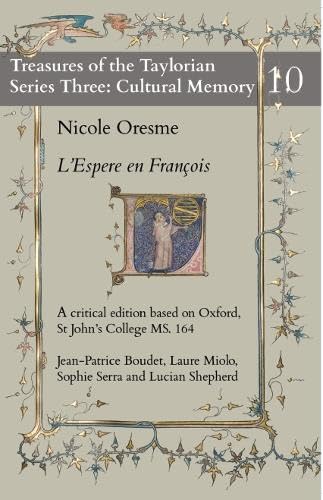 L'Espere en François Oxford St John's MS. 164 : Livre de philologie et texte médiéval