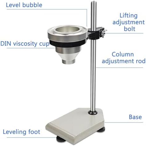 Paint Viscosity Cup Viscometer - 100ml Liquid Flow Test Tool, 4/6mm Nozzle for Accurate Measurement of Paint, Varnish, Lacquer & Inks, Essential for Professionals
