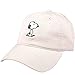 Concept One Peanuts Snoopy Dad Hat, Adjustable Baseball Cap, Tan