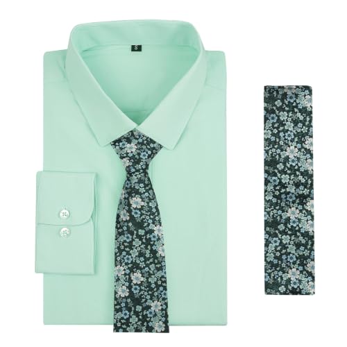 Image of Alizeal Mens 3 Pcs Long Sleeve Shirts Set