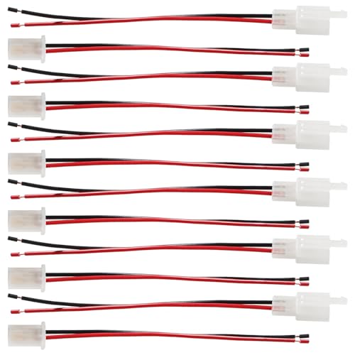 YIXISI 6 works 2.8mm 2 Pin Automotive Electrical Wire Connectors, Male and Female Housing Connector with 140mm 20 AWG Cable
