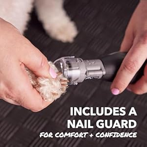 Dremel pawcontrol 7760 pgk dog nail grinder and trimmer cordless rechargeable pet grooming tool kit safe and humane for dogs cats and small animals  urban country home decor
