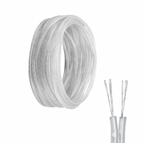 15M 28AWG PVC Kabel Transparent 2 Adriges Leuchten Kabel Transparent Elektrokabel 2 Kern Elektrischer Draht, Außendurchmesser 1.6 * 3.2mm Für Kleine Elektrogeräte 15M 28AWG PVC Kabel Transparent 2 Adriges Leuchten Kabel Transparent Elektrokabel 2 Kern Elektrischer Draht, Außendurchmesser 1.6 * 3.2mm Für Kleine Elektrogeräte