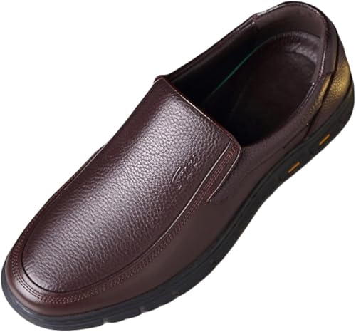 Men's Leather Loafers, Comfortable Slip on Shoes, Office Formal Shoes, Casual Men's Shoes, Round Toe Loafers3