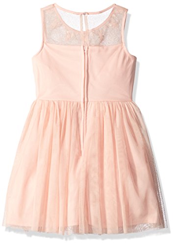 My Michelle Girls' Sleeveless Dress with Rhinestone Neckline Pleated Top and Tulle Skirt2