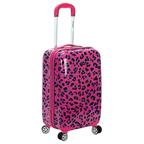 Valise Rockland Safari Léopard Magenta Cover