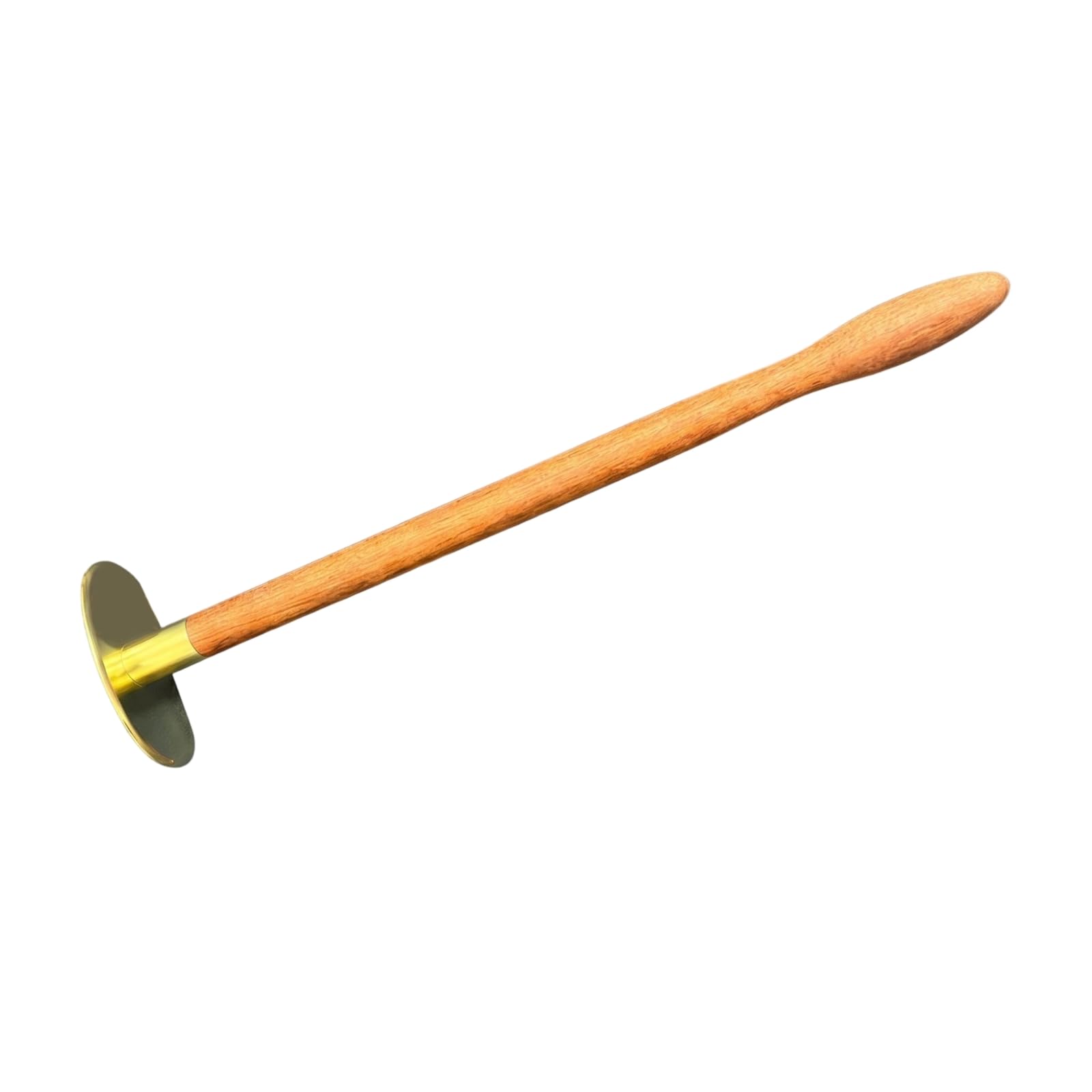 Scraping Plate Long-Handle Gua Sha Tool Flat Head Wood Gua Sha Tool Acupuncture Chart Round Paddle Scraper Easy to Clean, Long, Brass | Sporting Goods | Outdoor Sports | Equestrian-image-8