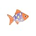 SPOT Ethical Pets 52075 Shimmer Glimmer Fish Catnip Toys