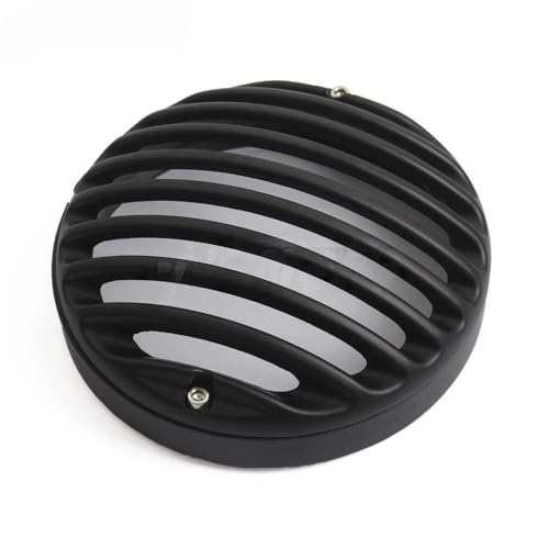 Grille universelle de phare moto 5 3/4 en acier forgé pour customisation