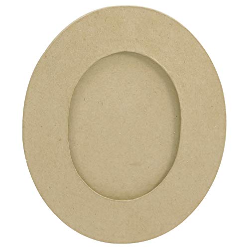 Décopatch CD028C - Rahmen aus Pappmaché, oval 19,5cm, 1 Stück