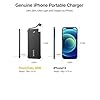 Luxtude-5000mAh-Portable-Charger-for-iPhone-Ultra-Slim-Mfi-Apple-Certified-External-Battery-Pack-Built-in-Lightning-Cable-Fast-Charging-Power-Bank-for-iPhone-1211-ProXXRXS-Max876S6-Plus6 Luxtude 5000mAh Portable Charger iPhone Built in Lightning Cable (MFi Apple Certified), Ultra Slim External Battery Pack, Fast Charge Power Bank for iPhone 14/13/12/11 Pro/X/XR/XS Max/10/8/7/6S etc.