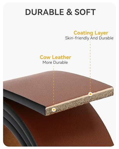 35mm Genuine Leather Belt – Casual Style for Jeans, Ideal Gift for Him4