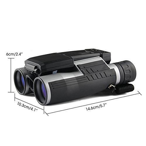 Jumelles numériques 12X32 avec écran LCD 2'' et caméscope intégré DVR - 7