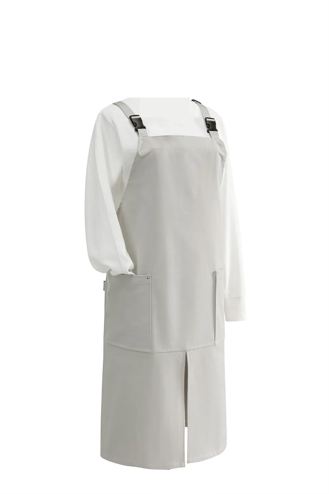 Delantal de Trabajo Delantal Café Restaurante Lona Ropa de trabajo Un delantal Cocina Mujeres Estilo Navidad