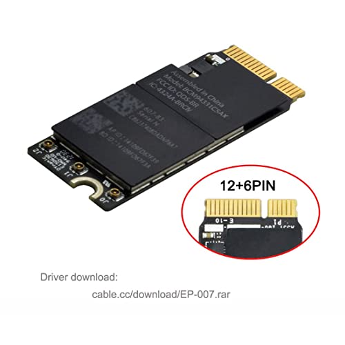 Module carte WiFi BCM4331 résout pannes réseau Mac 2012 2013 A1398