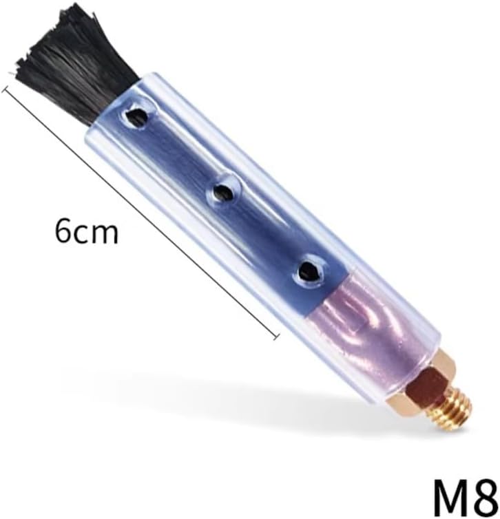 11PCS Weld Cleaning Brush Head, Replacement Weld Cleaner Tips with Silicone Sleeve for Welding Surface Cleaning (M8)