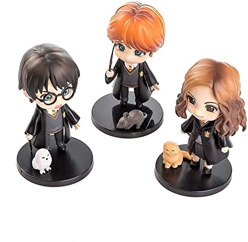 Image of Anime Cartoon Character Q Posket Action Figure | Limited Edition | Attractive Lightweight Durable Toy Figures for Home Decors Office Desk and Study Table (Harry Potter Set 3)