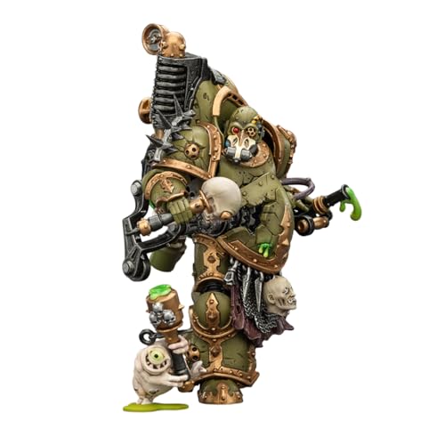 Image of JOYTOY Warhammer 40K 1 /18 Action Figure 15+, Death Guard, Foul Blightspawn, with Plague Sprayer 4.92 inch Collectible Model Birthday Gifts, JT02892