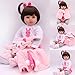 OREH Muñecas Reborn Bebé Niña 24 Pulgadas 60cm Silicona Blanda Vinilo Vida Real Juguetes Bebe Reborn Barato Realista Hecho a Mano Juguetes Reborn Baby