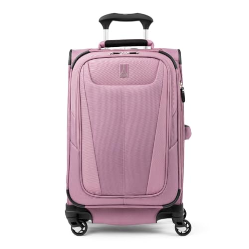 Travelpro Maxlite 5 Softside Carry-On Luggage Spinner, Orchid Pink, 21-Inch by Travelpro - Used condition - CA$176.01