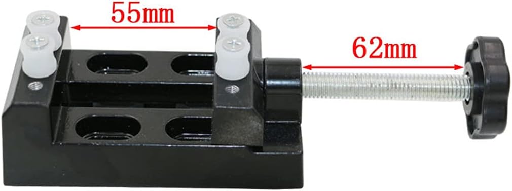 Quality Aluminum Alloy Mini Bench Vice Vise Flat Jaw Clamp Walnut Electric Grinder Jig Bed Carving
