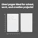 Rocketbook Core Reusable Spiral Notebook, Executive Size 6x8.8, Navy Blue - Lined Pages, App-Connected, Erasable, Durable Cover, Ideal for School, Work, and Creative Projects