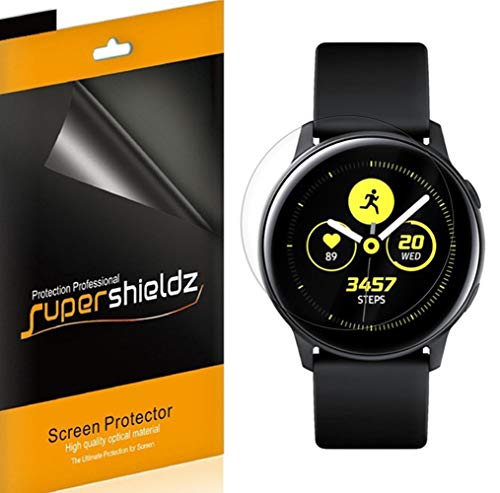 Supershieldz (3 Pack) Designed for Samsung Galaxy Watch Active (40mm) Screen Protector, (Full Coverage) 0.23mm High Definition Clear Shield (TPU)