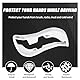 Motorrad Handschutz,Handguards Handprotektoren Motorrad-Universal Für 22 mm 28 mm Lenker für Sur Ron Dirt Bike Motorrad MX Racing ATV Quad-Weiß