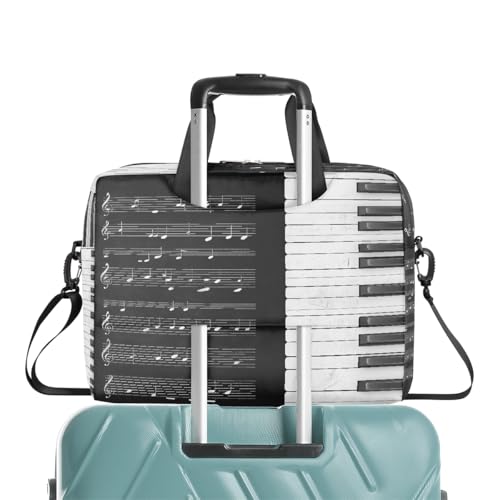 Maletín para portátil 13-16 pulgadas con diseño piano miniatura 6