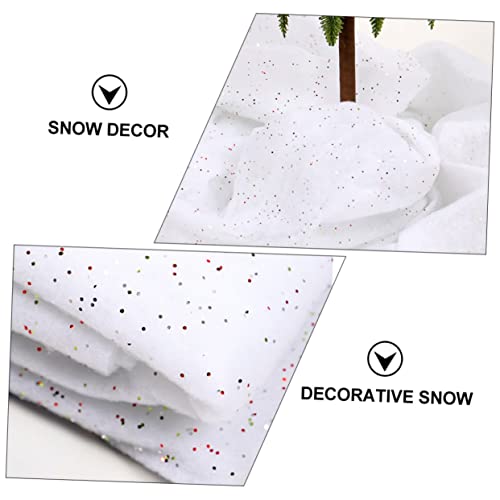 Zerodeko 3 Folhas Algodão Neve Fornecer Espesso Debaixo De Bandeira De Abacaxi e Folhas Decoração De