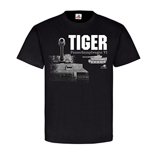 Char de combat Tiger VI le style historique au quotidien noir XXXXL
