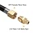 WADEO 20 FT High Pressure Propane Hose with Both 3/8 Inch Female Flare and a Pipe Fitting 3/8 Inch Flare x 1/8 Inch MNPT for Gas Grill, RV, Fire Pit, Heater