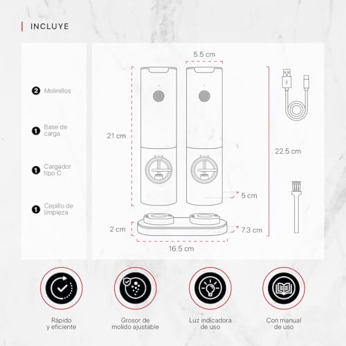 Opiniones de Molinillos de especias los mejores 10. 30 Imagen adicional