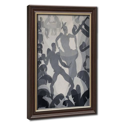 Toile Dance par Aaron Douglas poster mural avec cadre suspendu pour salon