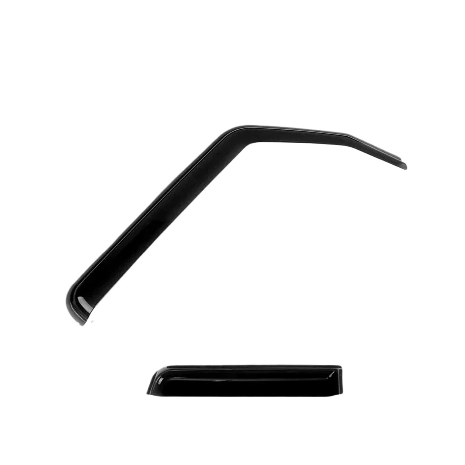 4 pezzi deflettori for finestrini laterali protezioni for la pioggia visiera parasole scudo for ripari ABS Compatibile per Jeep Wrangler JL 2018-2025