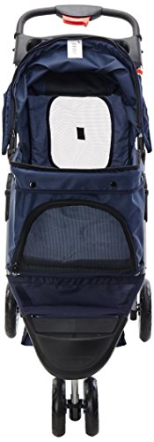 Paws & Pals 3 Wheeler Elite Jogger Pet Stroller Cat/Dog Easy to Walk Folding Travel Carrier - Image 3