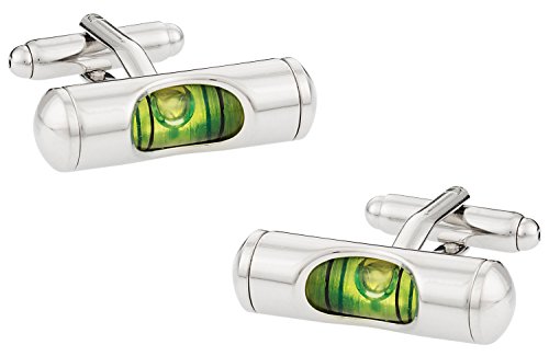 Mancuernillas Cuff-Daddy Nivel Verde para Carpintero miniatura 1