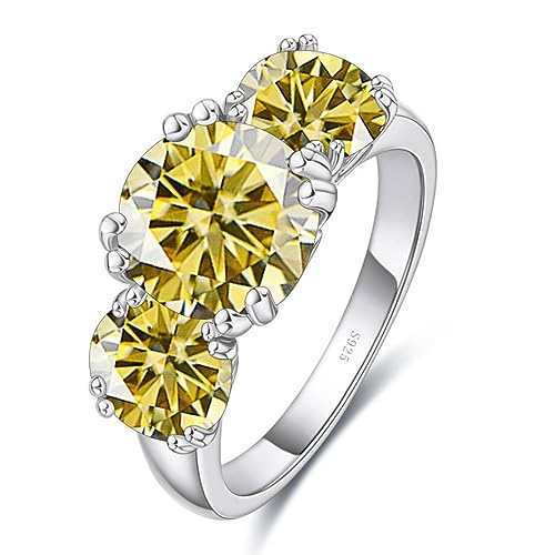 Bague fiançailles argent 925 diamant cadeau idéal femme anniversaire taille 10 - 4